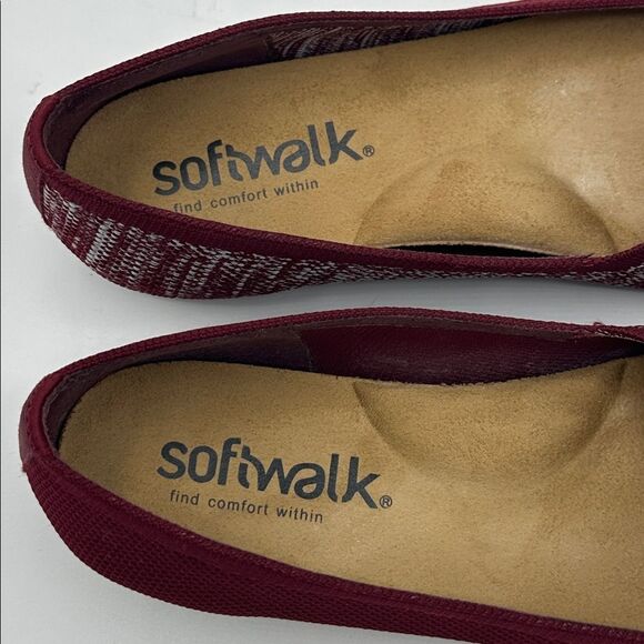 Softwalk Sicily Ballet Flats Size 7M Burgundy - Picture 13 of 14